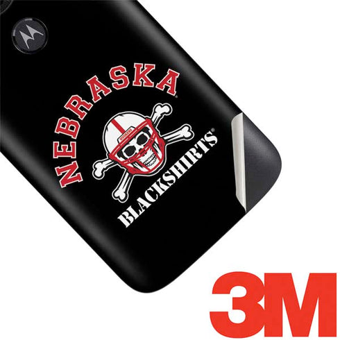 University of Nebraska Blackshirts Moto E5 Play Skin