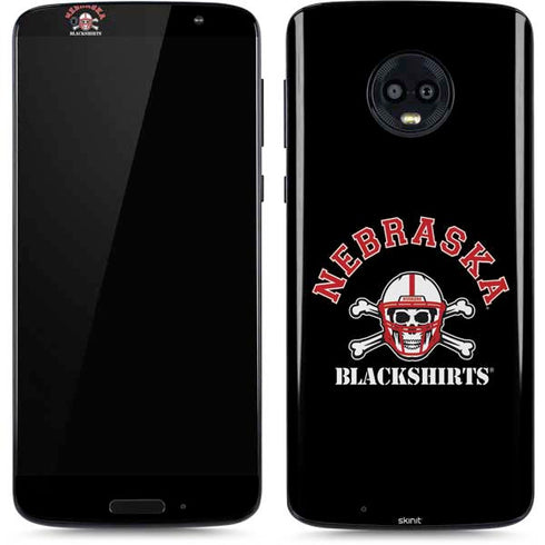 University of Nebraska Blackshirts Moto G6 Skin