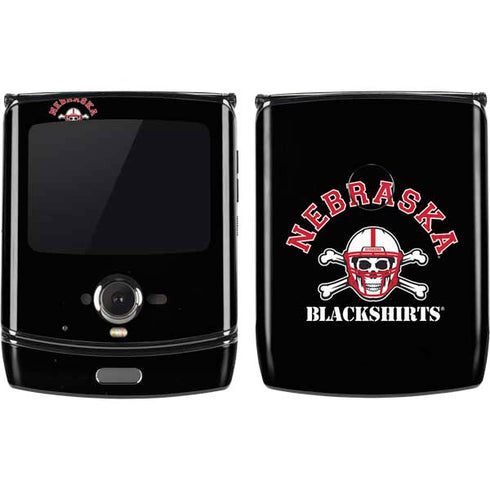 University of Nebraska Blackshirts Motorola RAZR Skin