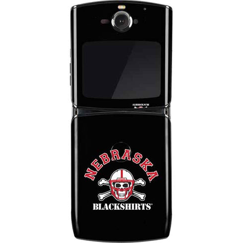 University of Nebraska Blackshirts Motorola RAZR Skin