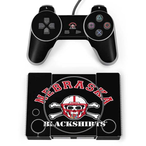 University of Nebraska Blackshirts PlayStation Classic Bundle Skin