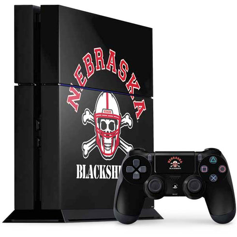University of Nebraska Blackshirts PS4 Console and Controller Bundle Skin