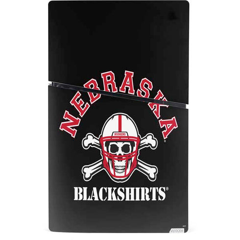 University of Nebraska Blackshirts PS5 Slim Digital Edition Bundle Skin
