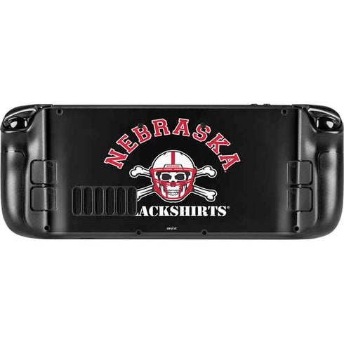 University of Nebraska Blackshirts Steam Deck Handheld Gaming Computer Skin