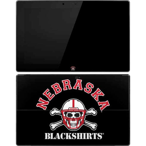 University of Nebraska Blackshirts Surface Pro Tablet Skin