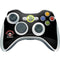 University of Nebraska Blackshirts Xbox 360 Wireless Controller Skin