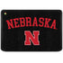 University of Nebraska Collegiate Text Black HP Chromebook Skin