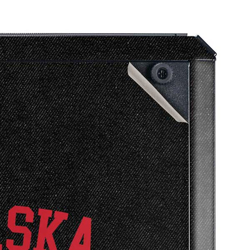 University of Nebraska Collegiate Text Black Cooler Master MasterBox Q300L Mini Tower Skin