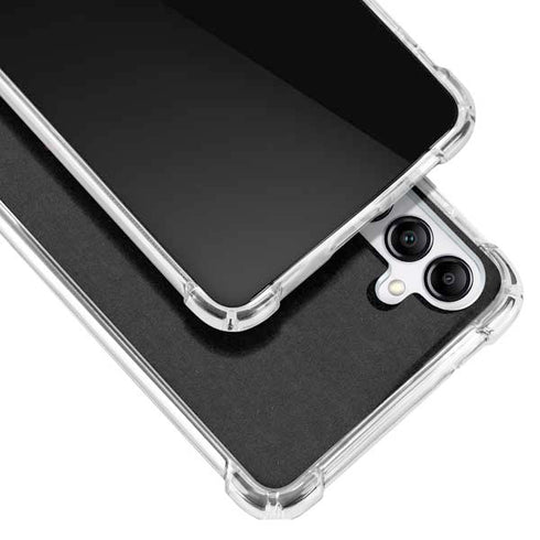 University of Nebraska Collegiate Text Black Galaxy A14 5G Clear Case