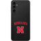 University of Nebraska Collegiate Text Black Galaxy A14 5G Skin