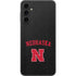 University of Nebraska Collegiate Text Black Galaxy A14 5G Skin