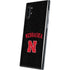 University of Nebraska Collegiate Text Black Galaxy Note 10 Plus Skin