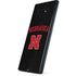 University of Nebraska Collegiate Text Black Galaxy Note 9 Skin