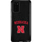 University of Nebraska Collegiate Text Black Galaxy Note20 5G Pro Case