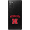 University of Nebraska Collegiate Text Black Galaxy Note20 5G Skin