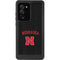 University of Nebraska Collegiate Text Black Galaxy Note20 Ultra 5G Waterproof Case