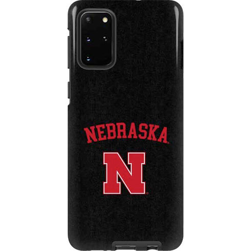 University of Nebraska Collegiate Text Black Galaxy S20 Plus Pro Case