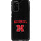 University of Nebraska Collegiate Text Black Galaxy S20 Plus Pro Case