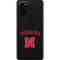 University of Nebraska Collegiate Text Black Galaxy S20 Plus Skin