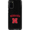 University of Nebraska Collegiate Text Black Galaxy S20 Pro Case
