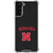 University of Nebraska Collegiate Text Black Galaxy S21 FE Clear Case