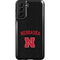 University of Nebraska Collegiate Text Black Galaxy S21 FE Pro Case
