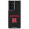 University of Nebraska Collegiate Text Black Galaxy S21 Ultra 5G Clear Case