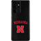 University of Nebraska Collegiate Text Black Galaxy S21 Ultra 5G Skin