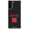 University of Nebraska Collegiate Text Black Galaxy S22 Plus Clear Case