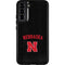 University of Nebraska Collegiate Text Black Galaxy S22 Plus Pro Case