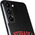 University of Nebraska Collegiate Text Black Galaxy S22 Plus Skin