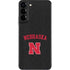 University of Nebraska Collegiate Text Black Galaxy S22 Plus Skin