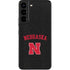 University of Nebraska Collegiate Text Black Galaxy S22 Skin