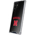 University of Nebraska Collegiate Text Black Galaxy S22 Ultra Clear Case