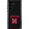 University of Nebraska Collegiate Text Black Galaxy S22 Ultra Pro Case
