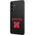 University of Nebraska Collegiate Text Black Galaxy S23 FE Skin