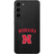 University of Nebraska Collegiate Text Black Galaxy S23 Plus Skin