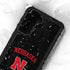 University of Nebraska Collegiate Text Black Galaxy S23 Plus Waterproof Case