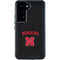 University of Nebraska Collegiate Text Black Galaxy S23 Waterproof Case