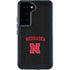University of Nebraska Collegiate Text Black Galaxy S23 Waterproof Case