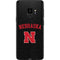 University of Nebraska Collegiate Text Black Galaxy S9 Skin