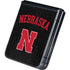 University of Nebraska Collegiate Text Black Galaxy Z Flip5 5G Skin