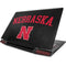 University of Nebraska Collegiate Text Black Lenovo IdeaPad Skin