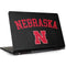 University of Nebraska Collegiate Text Black Dell Inspiron Skin
