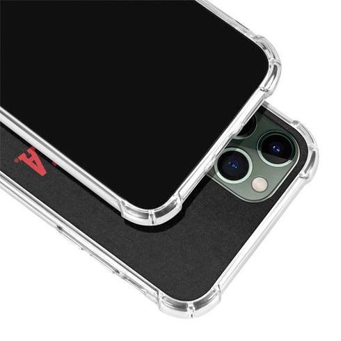 University of Nebraska Collegiate Text Black iPhone 11 Pro Max Clear Case