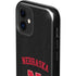 University of Nebraska Collegiate Text Black iPhone 12 Impact Case
