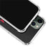 University of Nebraska Collegiate Text Black iPhone 12 Pro Clear Case