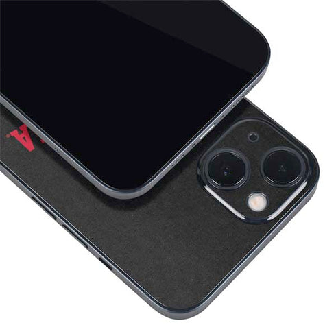 University of Nebraska Collegiate Text Black iPhone 13 Mini Skin