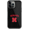 University of Nebraska Collegiate Text Black iPhone 13 Pro Cargo Case