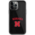 University of Nebraska Collegiate Text Black iPhone 13 Pro Cargo Case